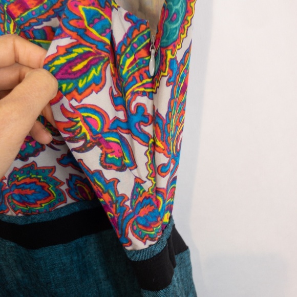 Floral Colorful Summer Dress Size 2 G - Picture 6 of 8